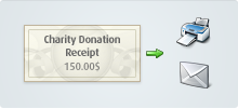 Charity Donation Receipt